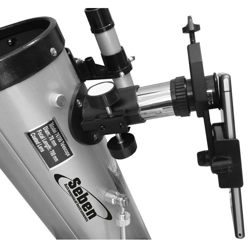 Seben 76-700 Reflektor Teleskop Big Pack + Smartphone-adapter DKA5