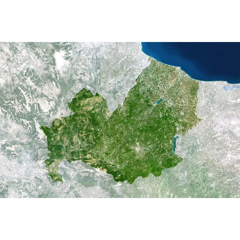 Planet Observer Regionkarta Molise-regionen