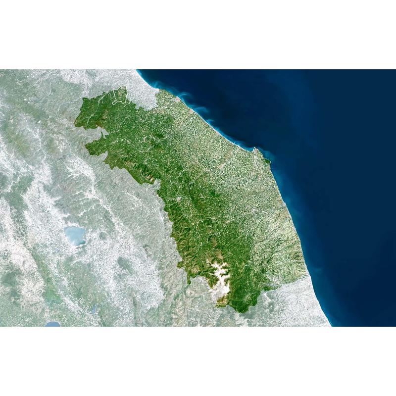 Planet Observer Regionkarta Region Marche