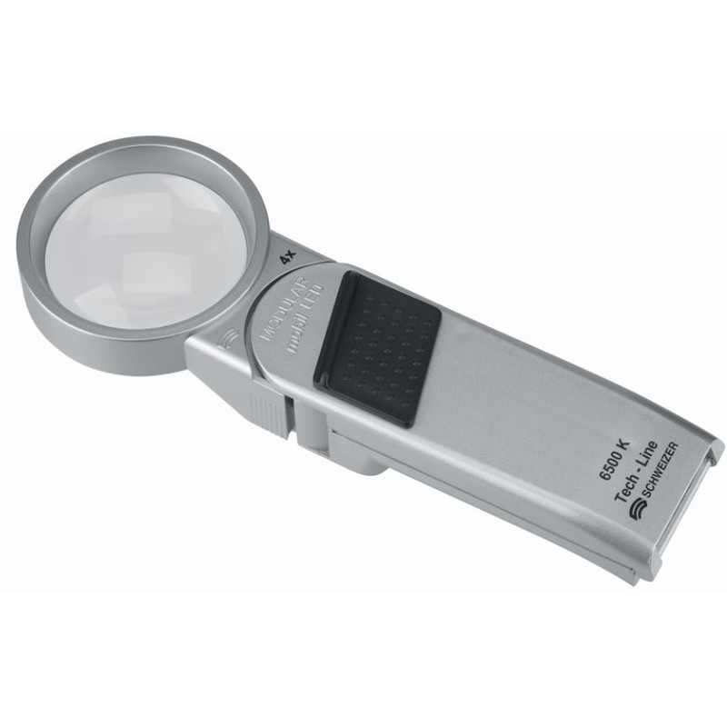 Schweizer Lupp Tech-Line Modular 4x/Ø55mm, asfärisk, 2700K