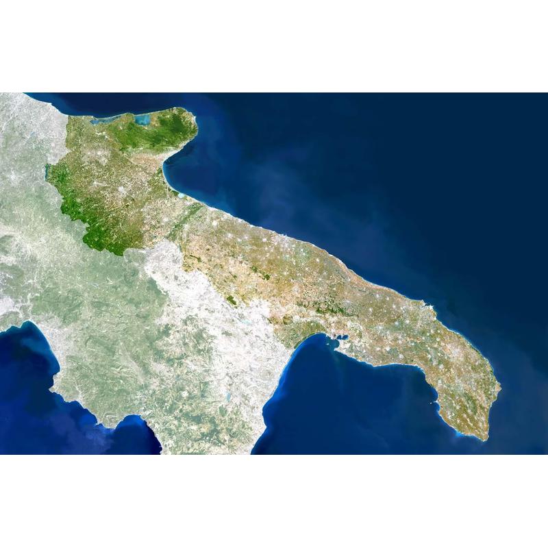 Planet Observer Regionkarta Region Puglia
