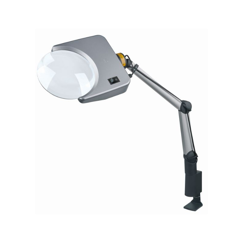 Schweizer Lupp Förstoringslampa Tech-Line LED Bifo 6500K, 1,75x/4X Ø202/40mm, bifokal, plankonvex