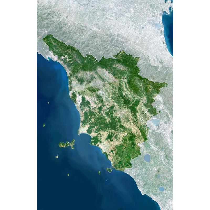 Planet Observer Regionkarta Region Toscana