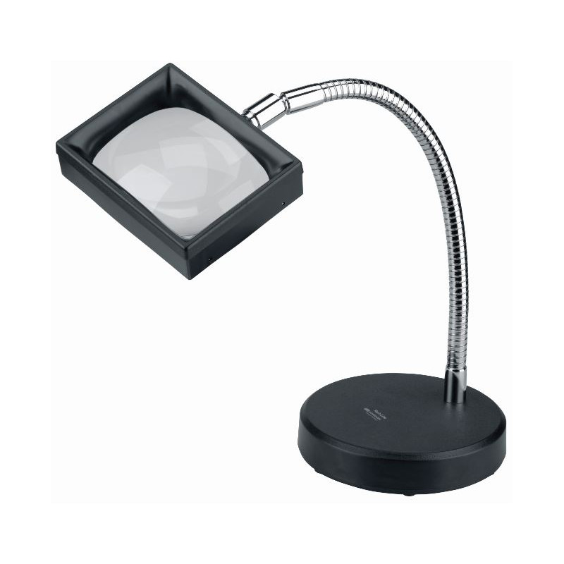Schweizer Lupp Arbetsstativ förstoringsglas Syntetmaterial, 3x/100x75mm, asfärisk