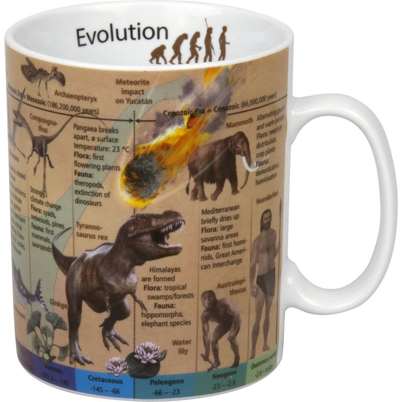 Könitz Mugg Mugs of Knowledge Evolution (Engelska)