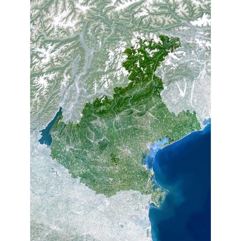 Planet Observer Regionkarta Regioner Veneto