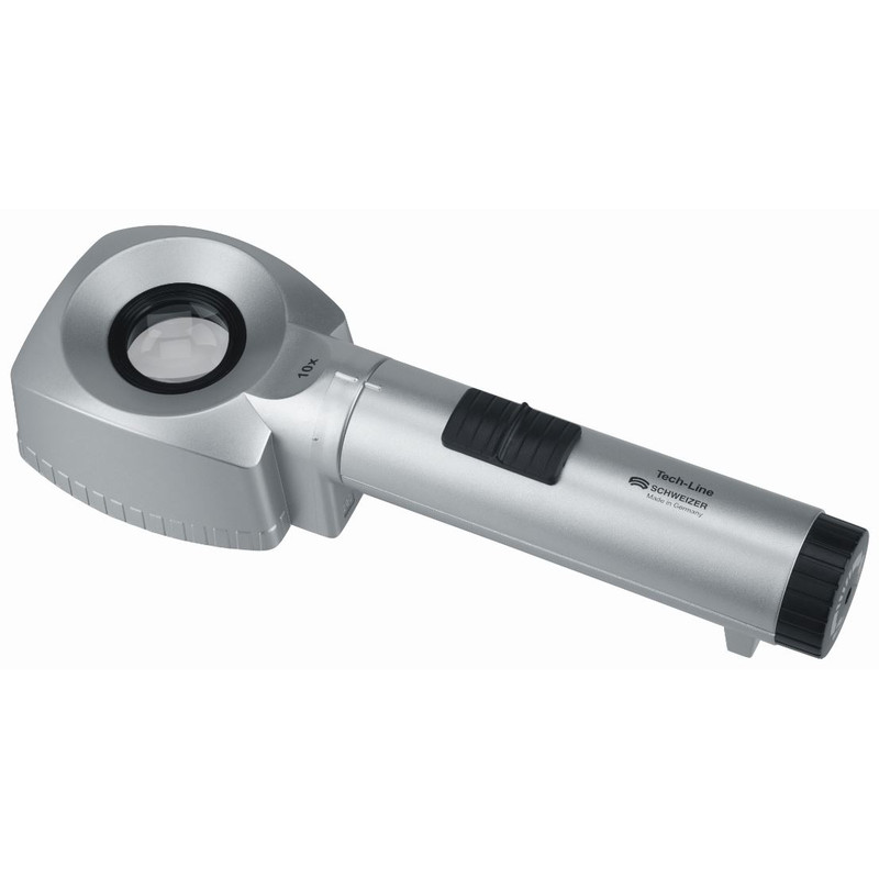 Schweizer Lupp Bänkförstoringsglas Tech-Line 4500K, 10x/Ø30mm, aplanatisk