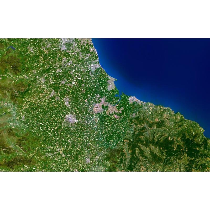 Planet Observer Regionkarta Region Darlington Middlesbrough