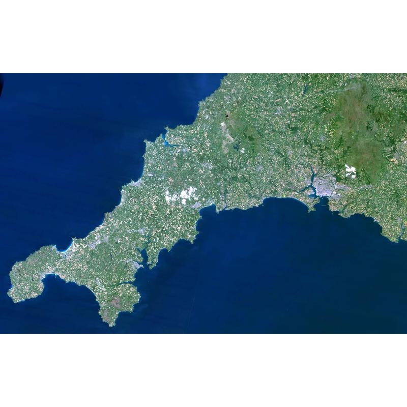 Planet Observer Regionkarta Region Cornwall