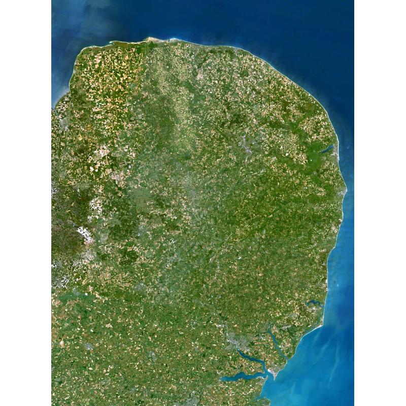Planet Observer Regionkarta Region East Anglia
