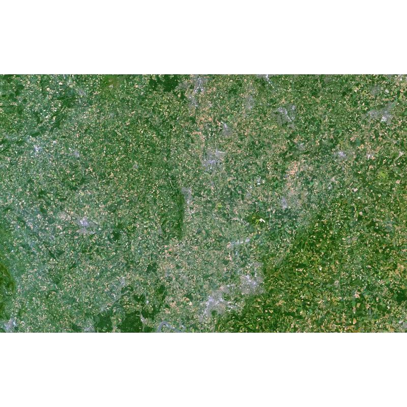 Planet Observer Regionkarta Gloucestershire Region