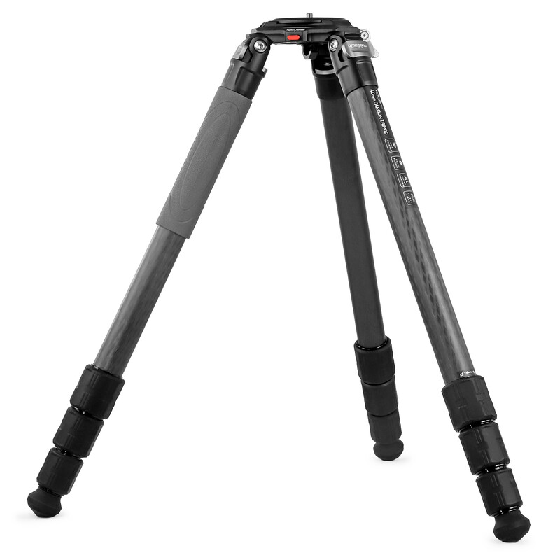 Omegon Pro 40 mm Kolfiber-trebensstativ