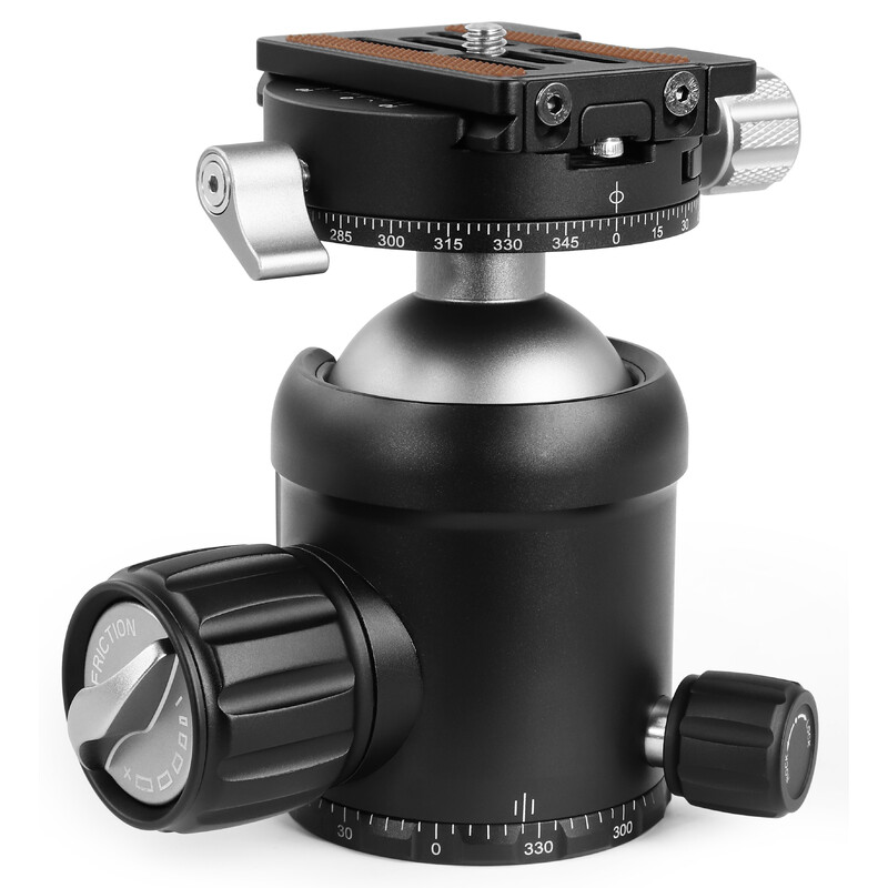 Omegon Pro 32 mm Kolfiber-trebensstativ inkl. Kulhuvud