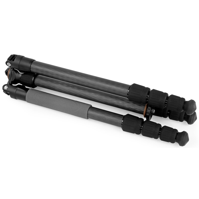 Omegon Pro 32 mm Kolfiber-trebensstativ inkl. Kulhuvud