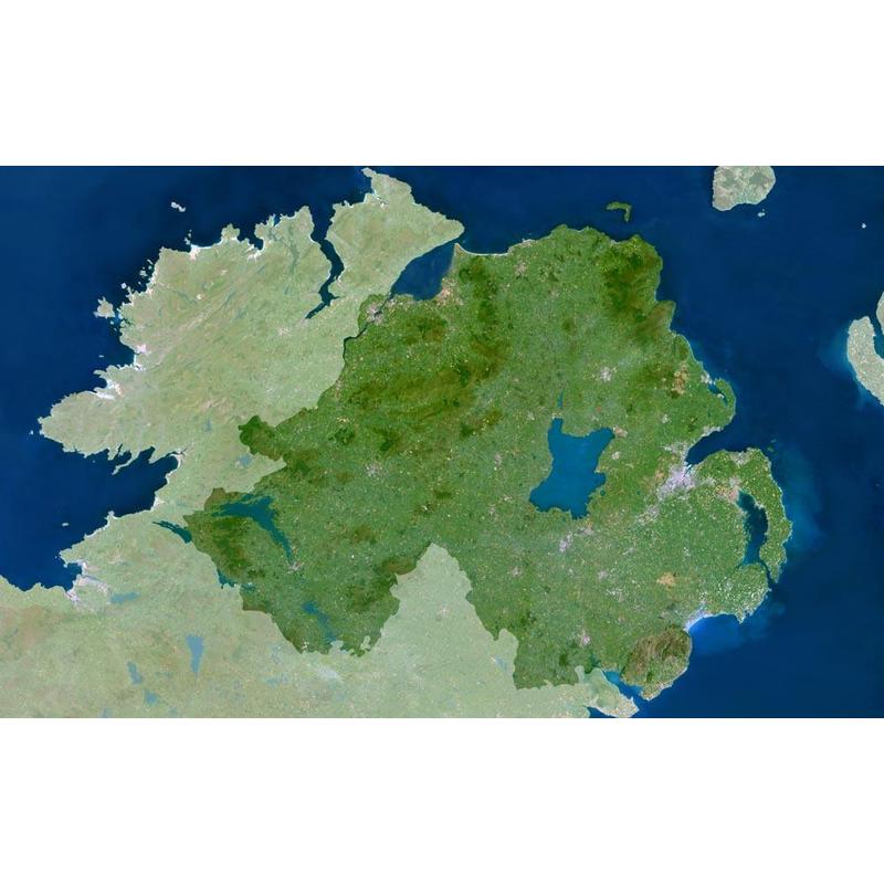 Planet Observer Regionkarta Region Nordirland