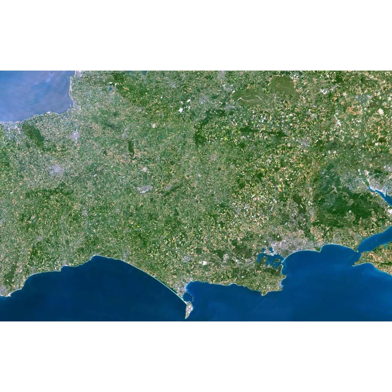 Planet Observer Regionkarta Region Somerset och Dorset