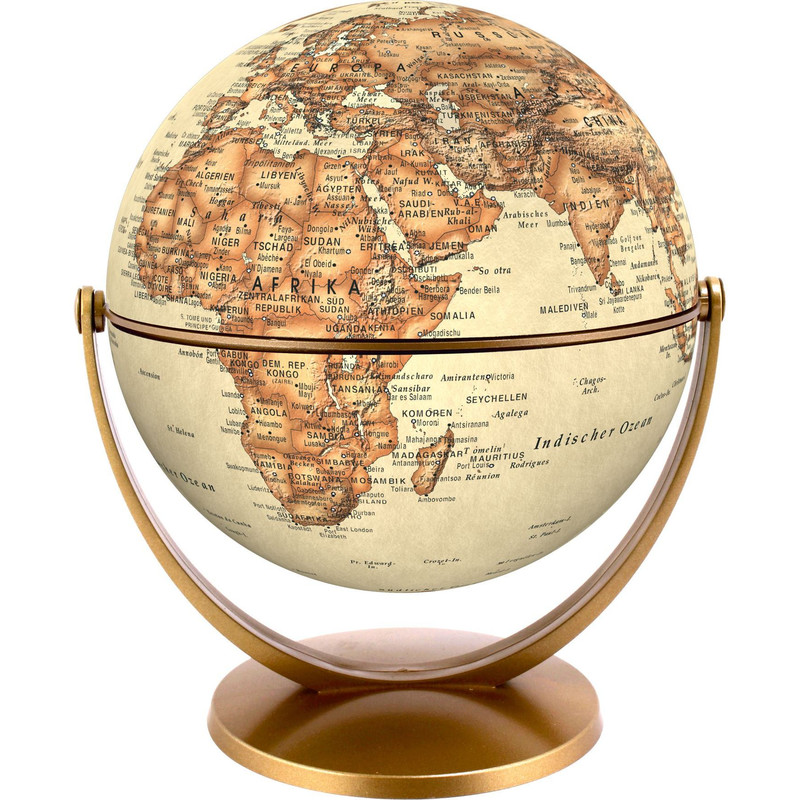 Stellanova Miniglob Mini-Globus Dreh-Schwenk Globus Antik 15cm