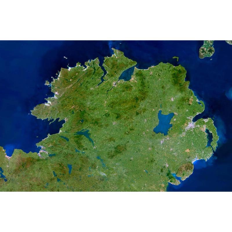 Planet Observer Regionkarta Ulster-regionen