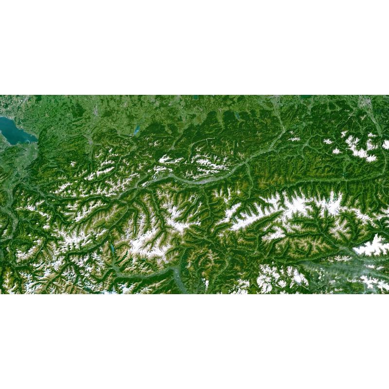 Planet Observer Regionkarta Tyrol regionen