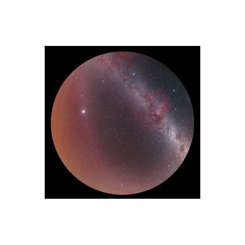 astrial Slide för Sega Homestar Planetarium Himlen ovanför La Silla Scenic