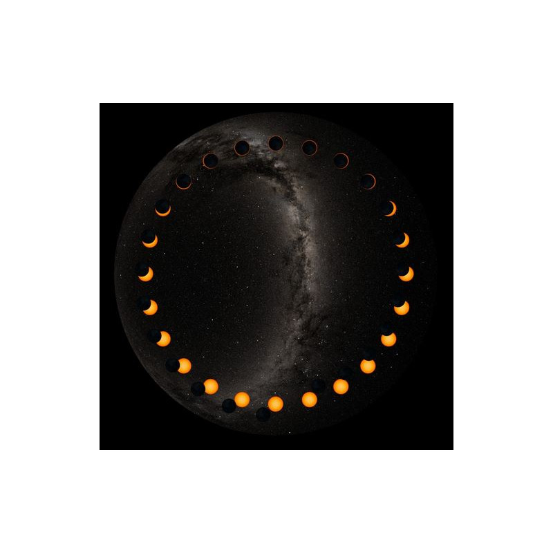 astrial Slide för Sega Homestar Planetarium Annulär solförmörkelse