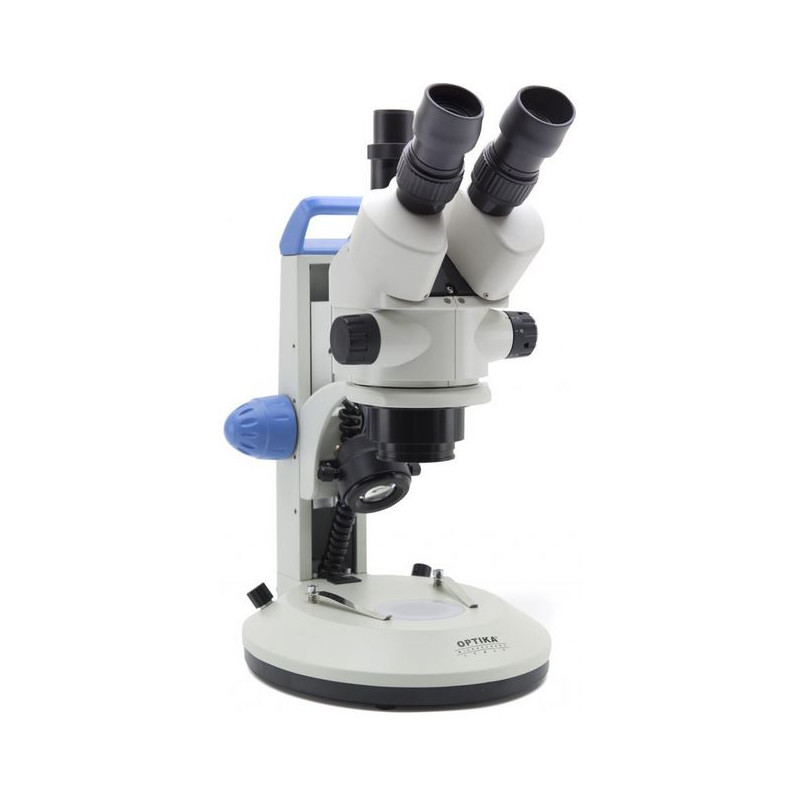 Optika Zoom-stereomikroskop LAB30, infallande och genomfallande ljus, zoom, LED, trino, 7x-45x