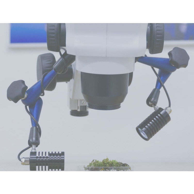 Pulch+Lorenz Belysning med dubbla LED-spotlights för stativ