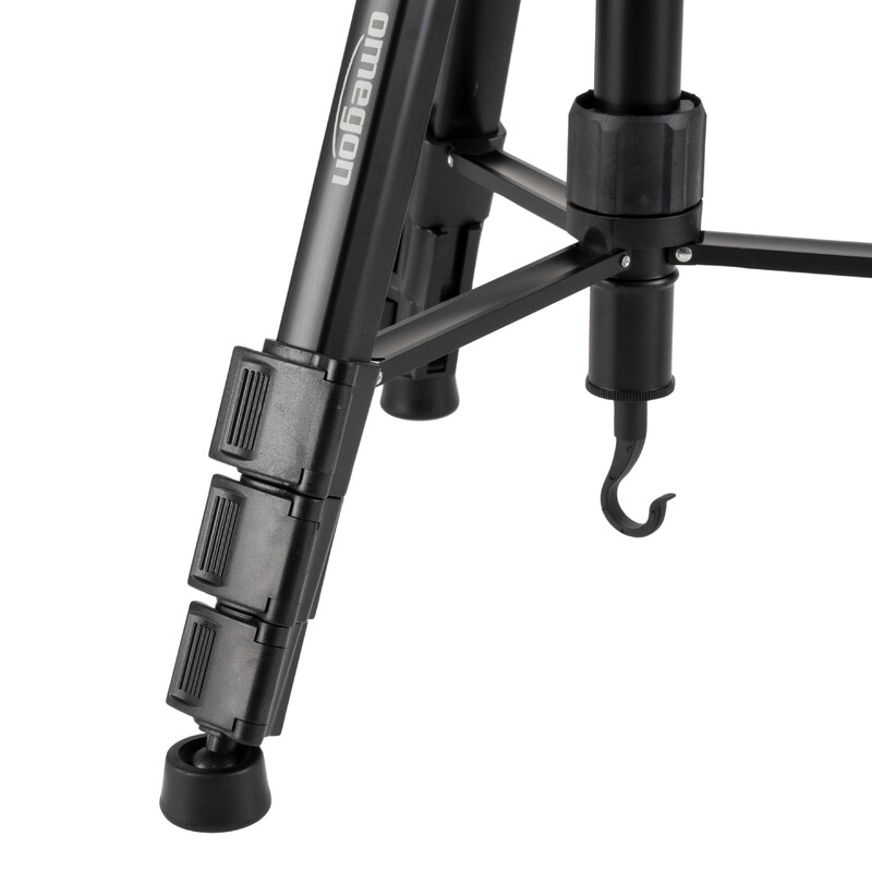 Omegon Aluminium-trebensstativ Basic 200 BL med tiltbart huvud