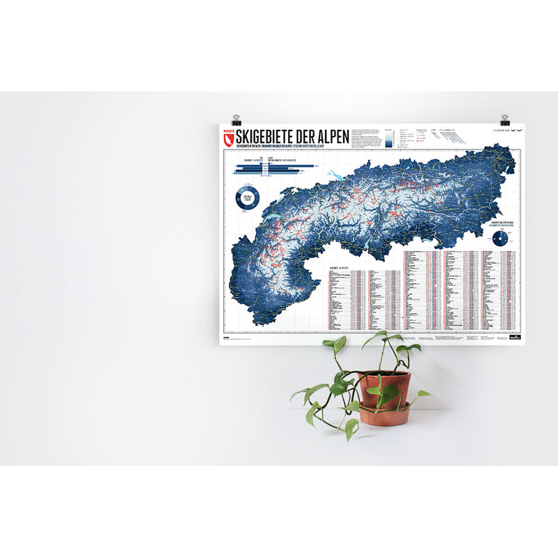 Marmota Maps Regionkarta Alpkartan 268 skidområden