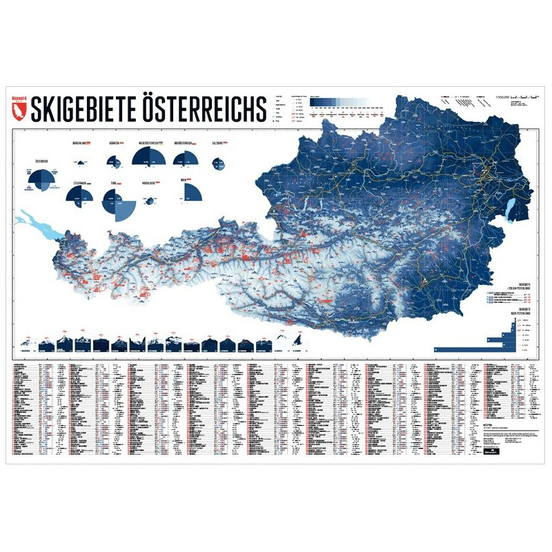 Marmota Maps Karta Österrikes skidorter