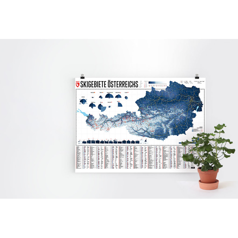 Marmota Maps Karta Österrikes skidorter