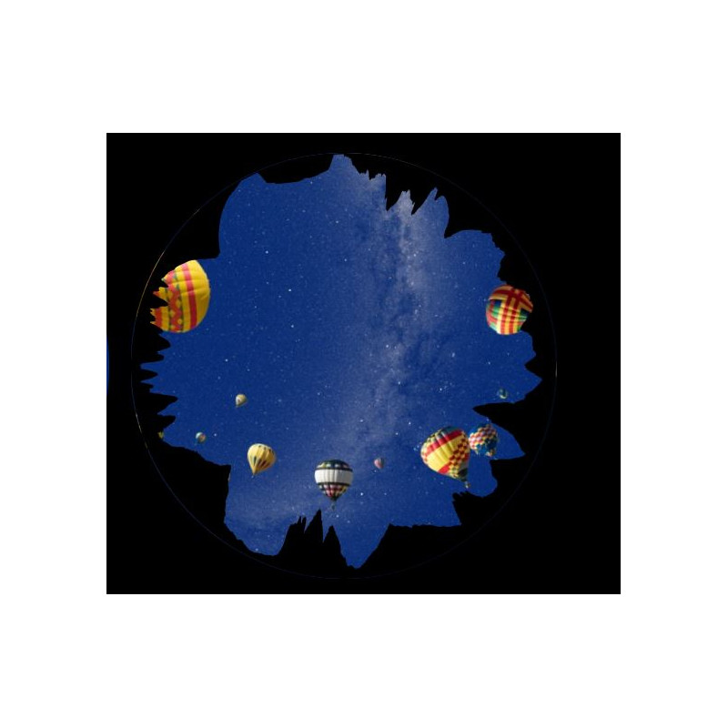 astrial Slide för Sega Homestar Planetarium Varmluftsballong Scenic