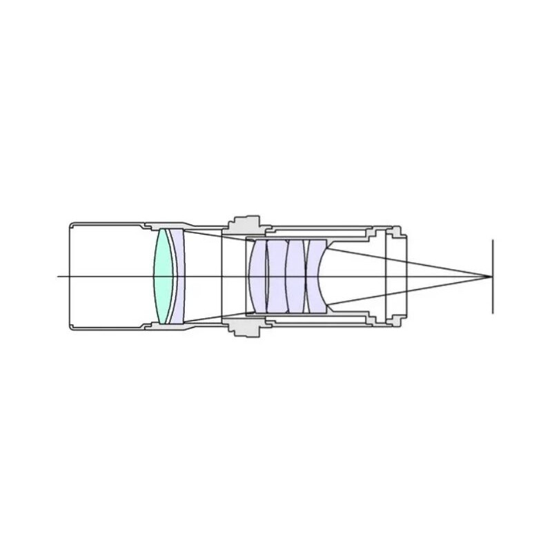 BORG Apokromatisk refraktor AP 55/200 55FL OTA Set