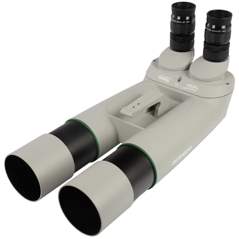 Omegon kikare Brightsky 22x70 90° inklusive Neptune gaffelmontering med mittpelare och stativ