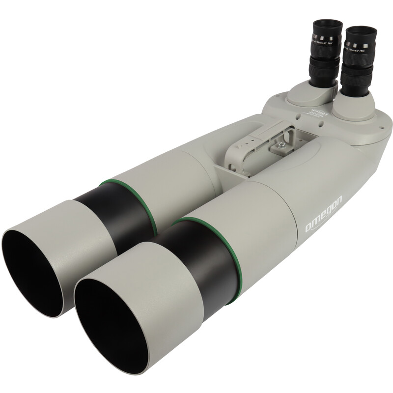 Omegon Brightsky 30x100 90° kikare inklusive Neptune gaffelmontering med mittpelare och stativ
