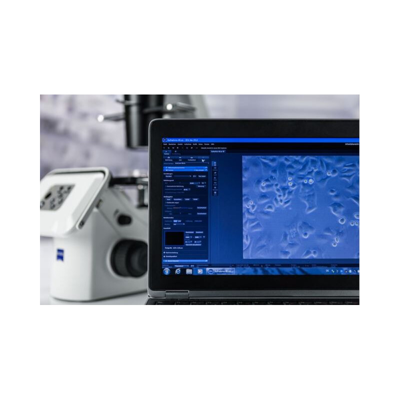 ZEISS inverta mikroskop Primovert HDcam Ph0, Ph1, Ph2, 40-400x, Ph1, Kond 0,4, Cam 5MP