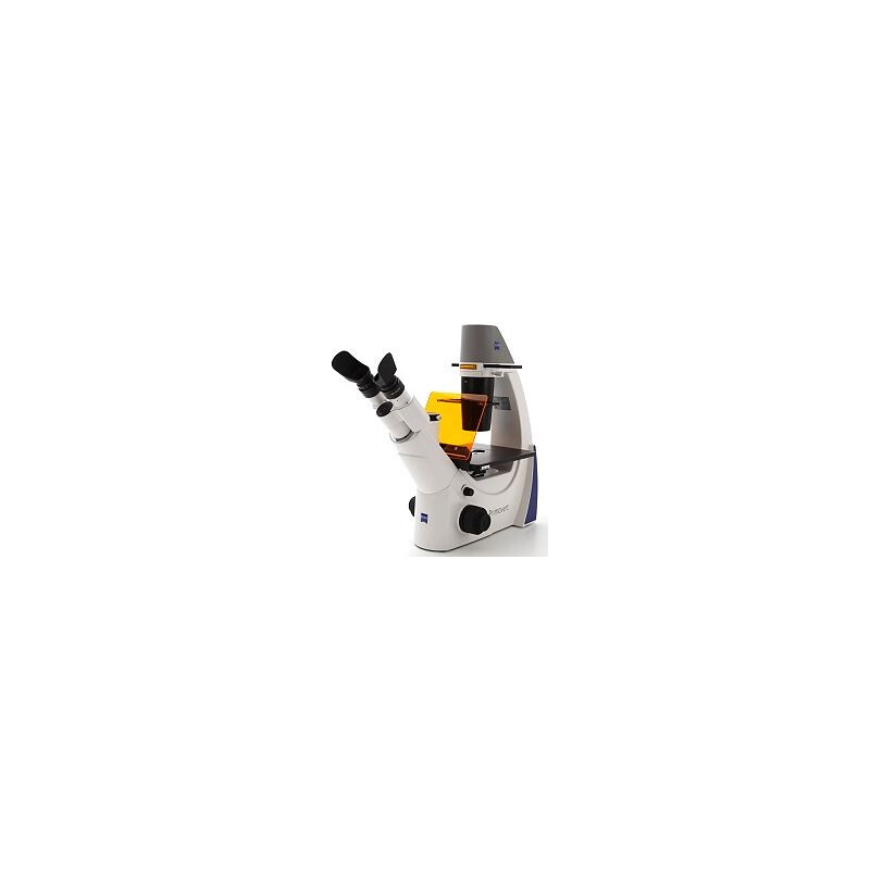 ZEISS Invert mikroskop Primovert trino Ph0, Ph1, Ph2, 40x, 100x, 200x, 400x Cond 0,4, Fluo 470nm