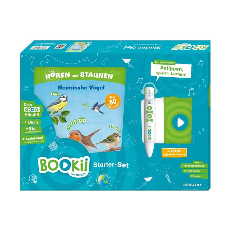 Tessloff-Verlag BOOKii Starter-Set Heimische Vögel