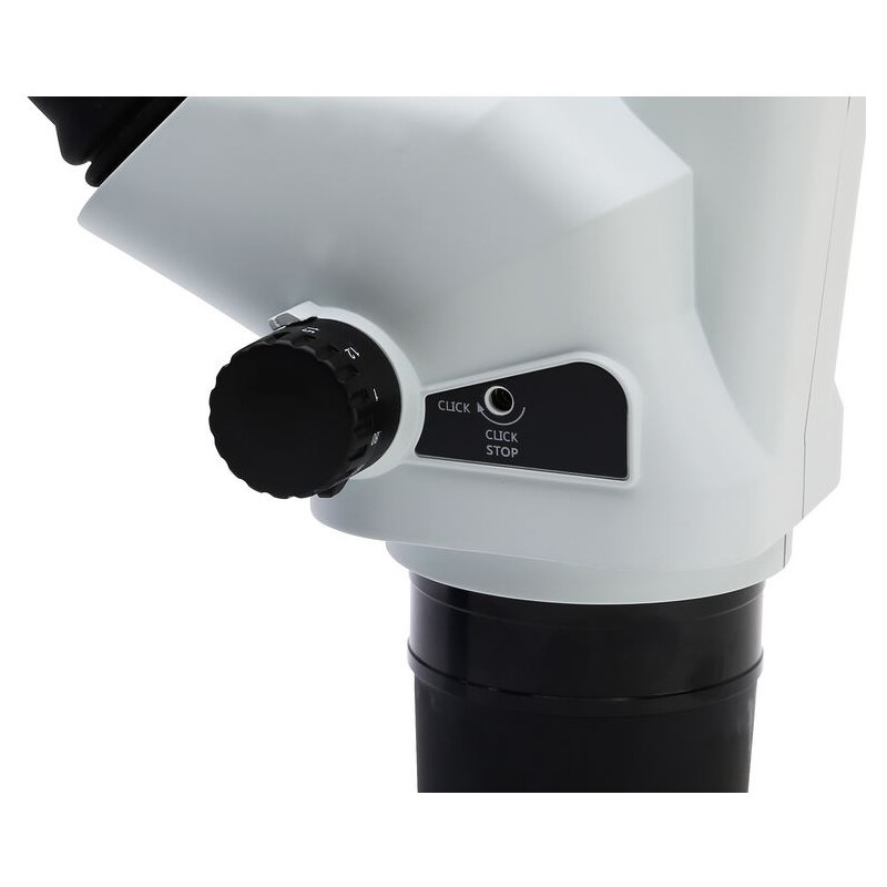 Optika Zoom-stereomikroskop SZO-3, bino, 6,7-45x, pelarstativ, infallande, genomfallande ljus