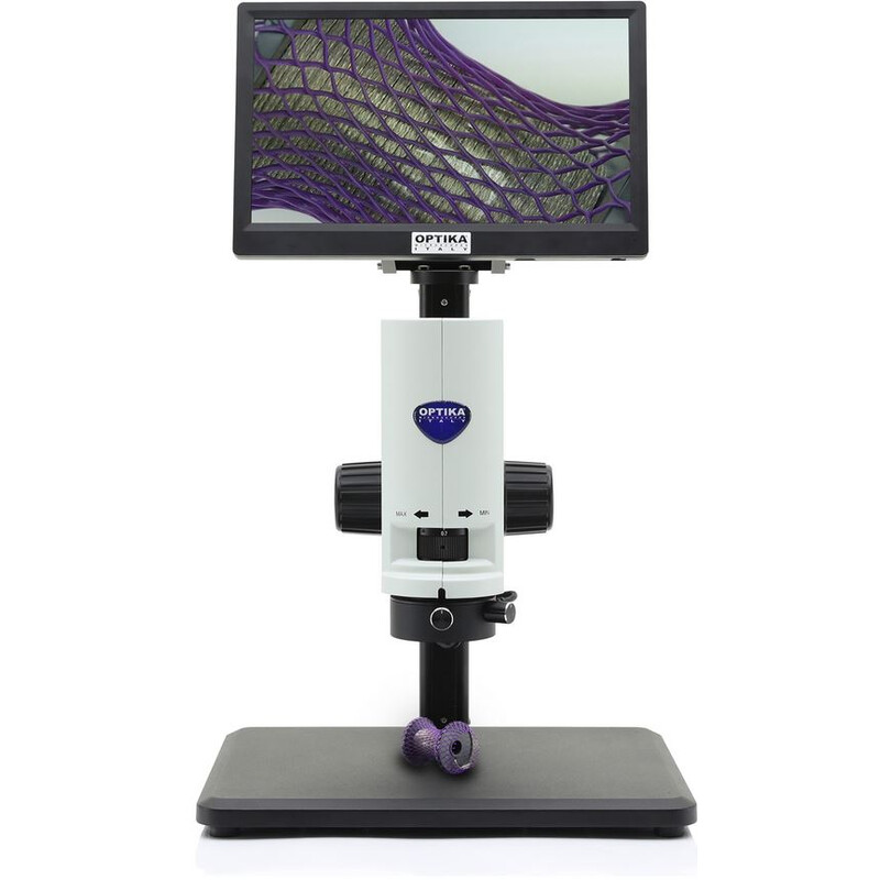 Optika Zoom-stereomikroskop IS-01, zoom 0,7x - 5x, kamera 4MP, 11,5 tums skärm