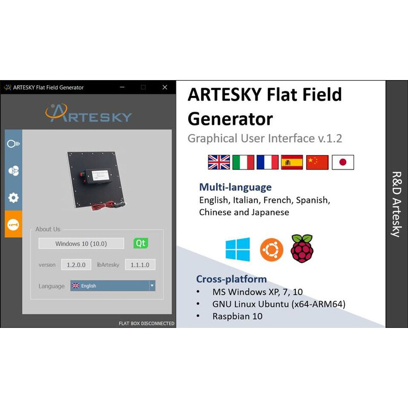 Artesky Flatfield-mask Flatfield Generator 250mm Premium USB