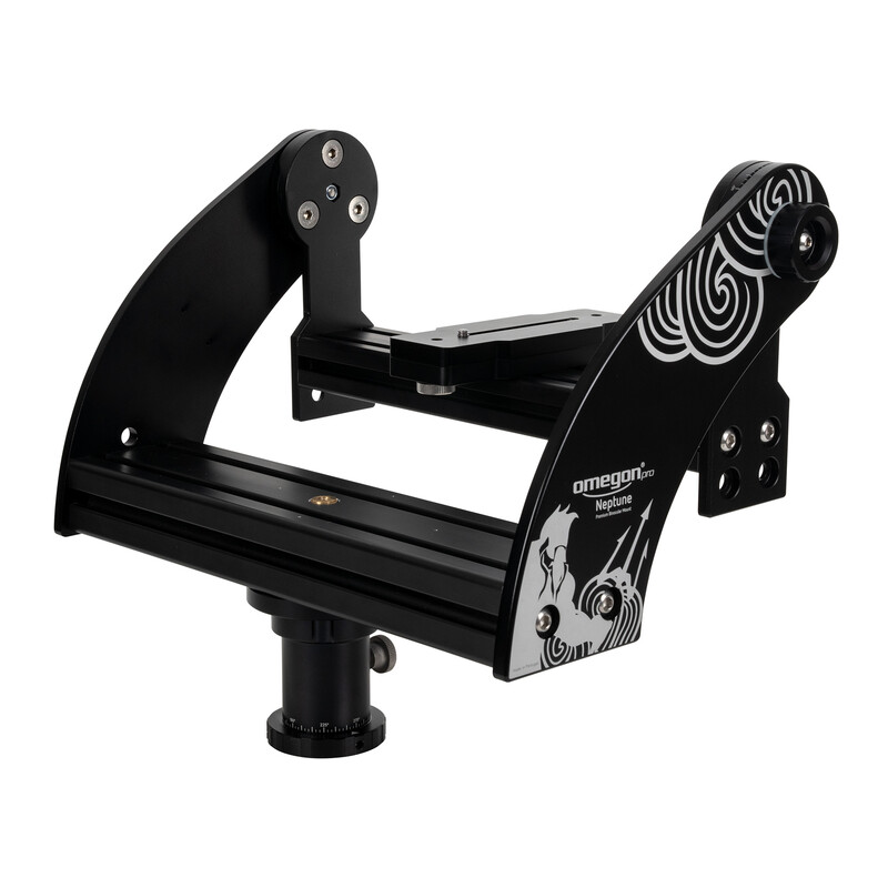 Omegon Brightsky 26x82 45° kikare inklusive Neptune gaffelmontering med mittpelare och stativ