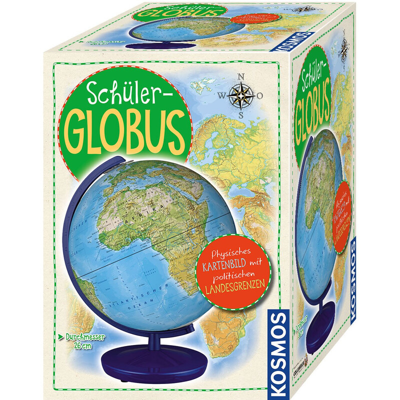 Kosmos Verlag Barnglob Schülerglobus physisch 26cm