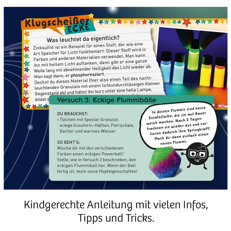 Kosmos Verlag FunScience Nachtleuchtende Flummi-Power