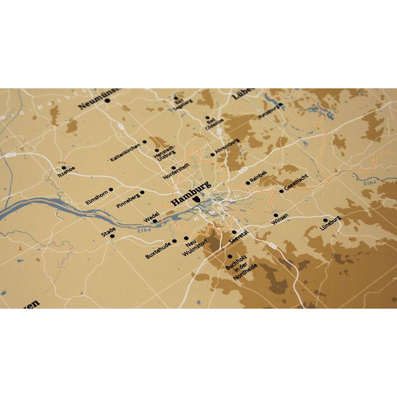 Marmota Maps Karta Deutschlandkarte Atlas Retro