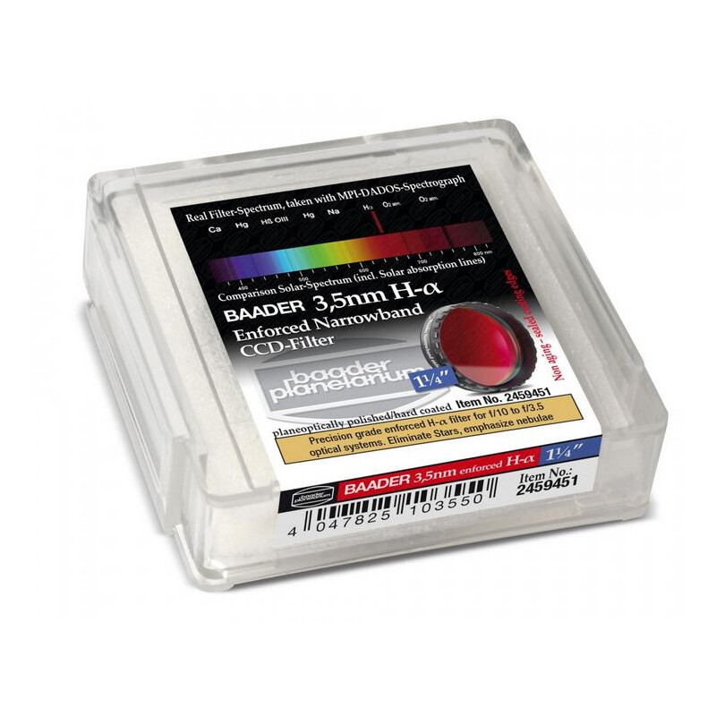 Baader Ultra-Narrowband 3,5 nm H-alpha CCD-filter 1,25"