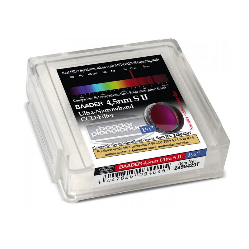 Baader Ultra-Narrowband 4,5 nm S II Filter 1,25"