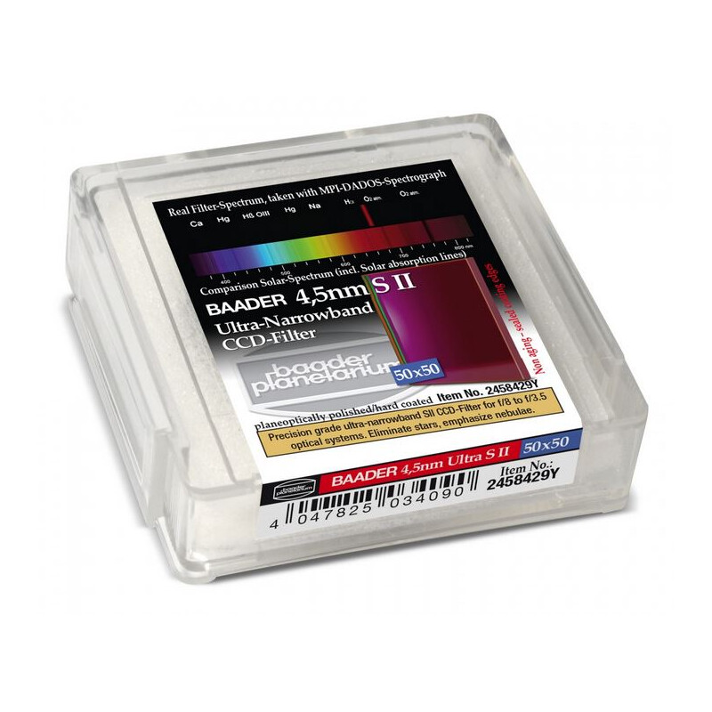 Baader Ultra-Narrowband 4,5nm S II Filter 50x50mm