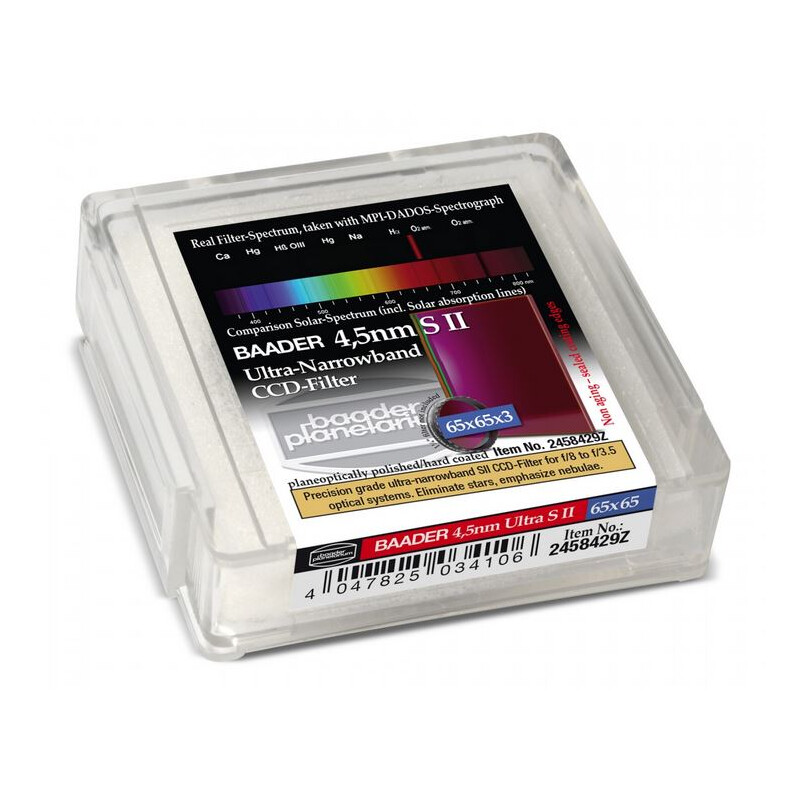 Baader Ultra-Narrowband 4,5nm S II Filter 65x65mm