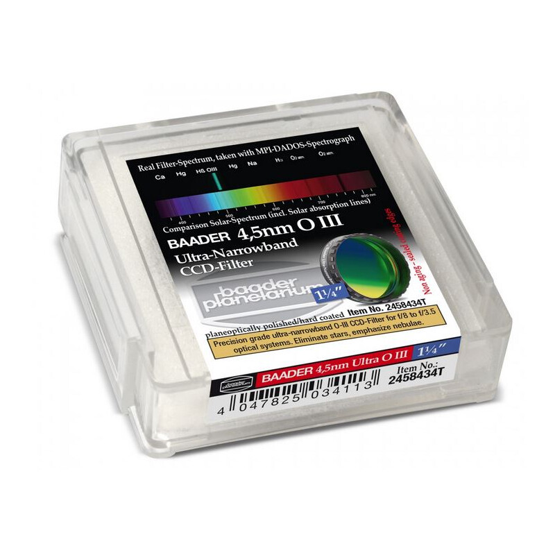 Baader Ultra-närband 4.5nm OIII CCD-filter 1,25"